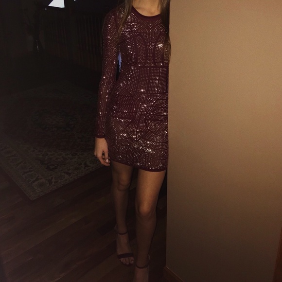 gold skin tight dress